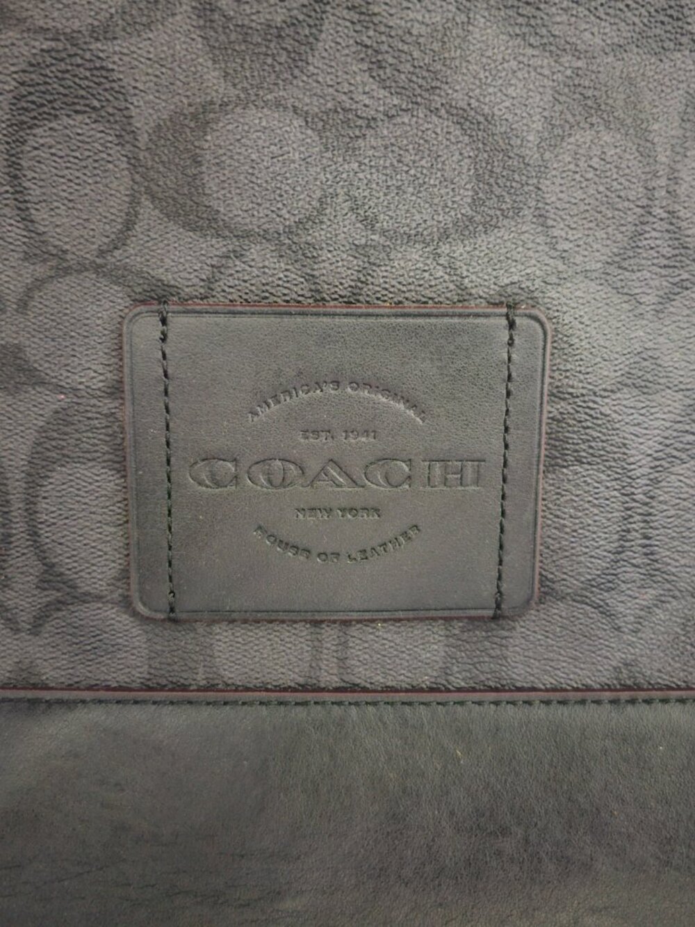 Coach Men's Hudson Messenger Bag in Signature Canvas! NWT! - Picture 8 of 9